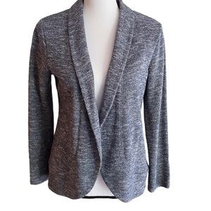 Style & Co Blue Sweatshirt Blazer